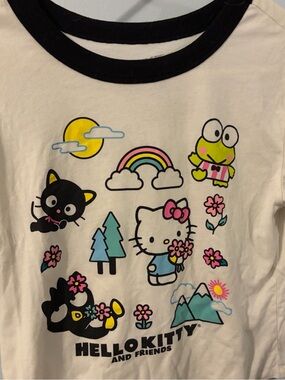 Hello Kitty Short Sleeve Ringer Tee Sanrio